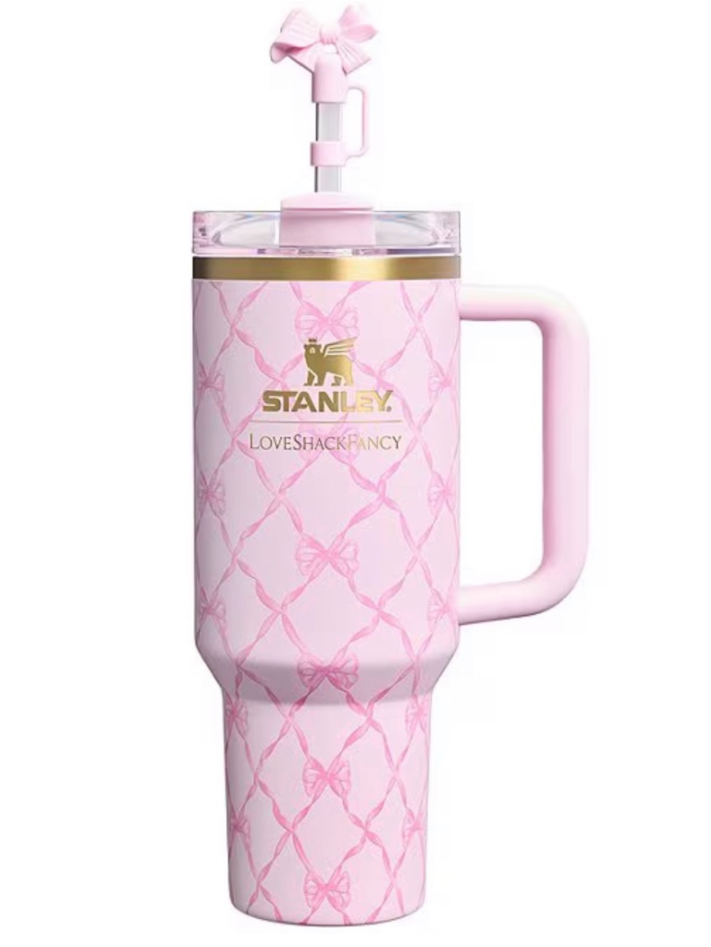 LoveShackFancy x Stanley Holiday Quencher 40oz. | Baby Bow | New!